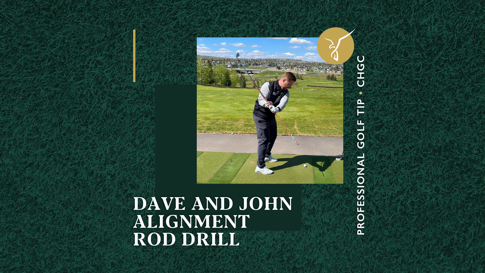Dave and John Alignment Rod Drill